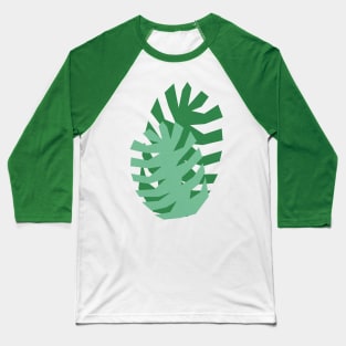 Two Monstera Leavess Baseball T-Shirt